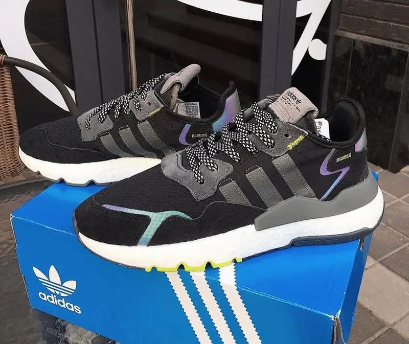 Giày Adidas Nite Jogger 'Black Iridescent' EG7191 — ảnh 4