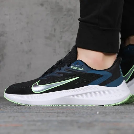 Giày Nike Zoom Winflo 7 'Black Valerian Blue' CJ0291-004 — ảnh 3