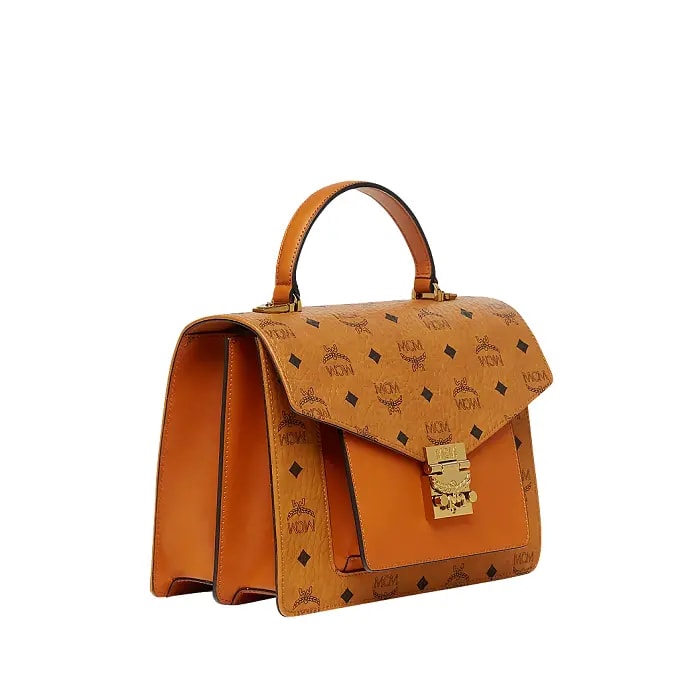 Túi MCM Patricia Pocket Satchel in Visetos MWE8SPA67CO001 — ảnh 2