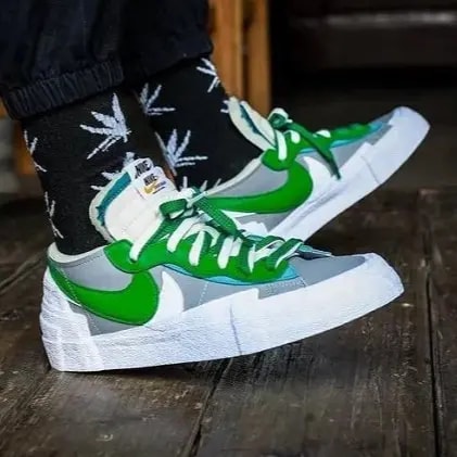 Giày Nike Sacai x Blazer Low 'Classic Green' DD1877-001 — ảnh 3