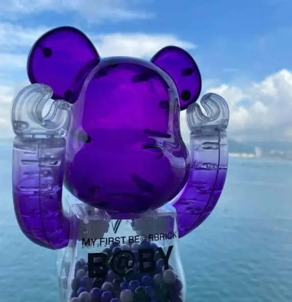 Mô Hình Bearbrick Macau 2020 WF Fashion My First B@by Purple — ảnh 2