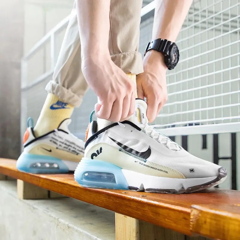 Giày Nike Air Max 2090 'Black Ice Blue Starfish Orange' DM0971-107 — ảnh 3
