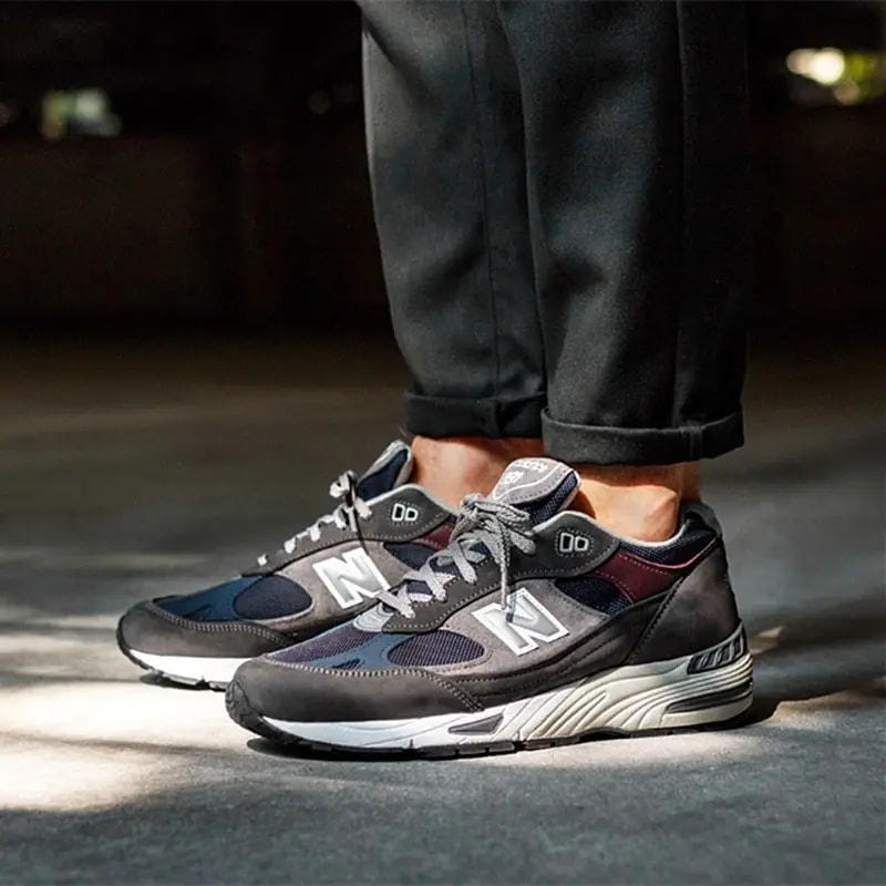Giày New Balance 991 Made In England 'Grey Blue' M991SGN — ảnh 2