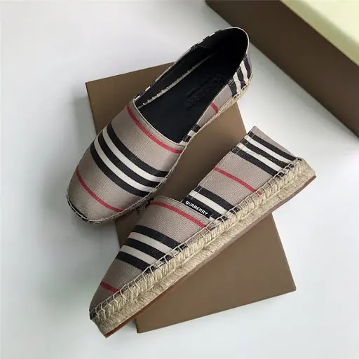 Giày Burberry Icon Stripe Espadrilles 8023969 — ảnh 3