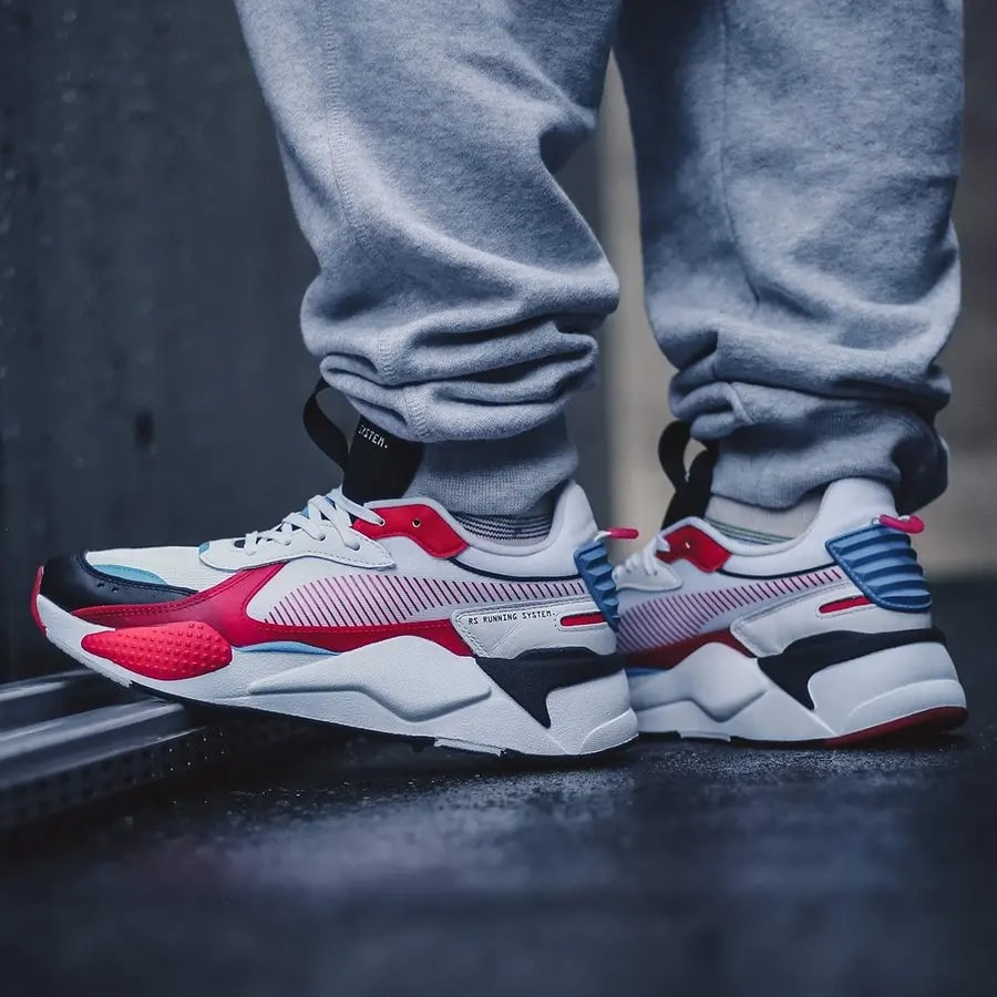 Giày Puma RS-X Lights White Red 371781-01 — ảnh 2