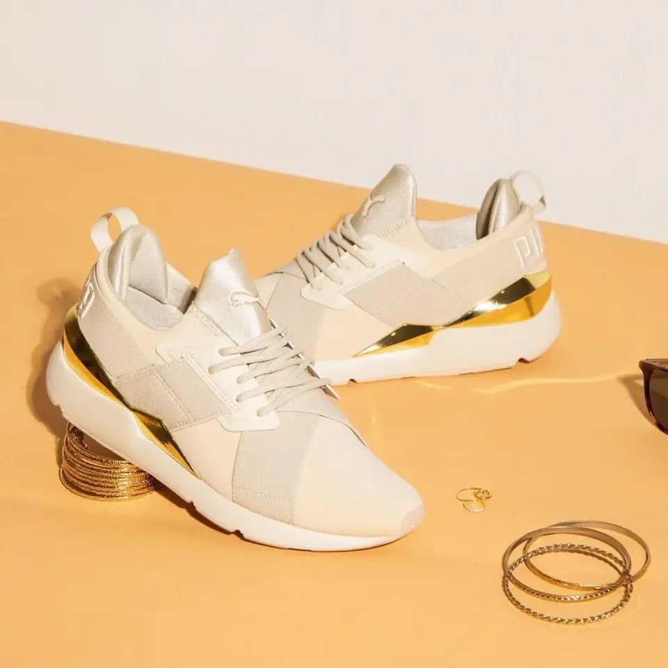 Giày Puma Wmns Muse Metal 'Birch Metallic Gold' 367047-05 — ảnh 2