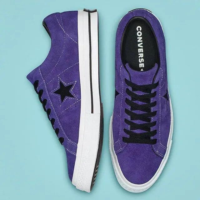Giày Converse One Star OX 'Purple' 163248C — ảnh 3