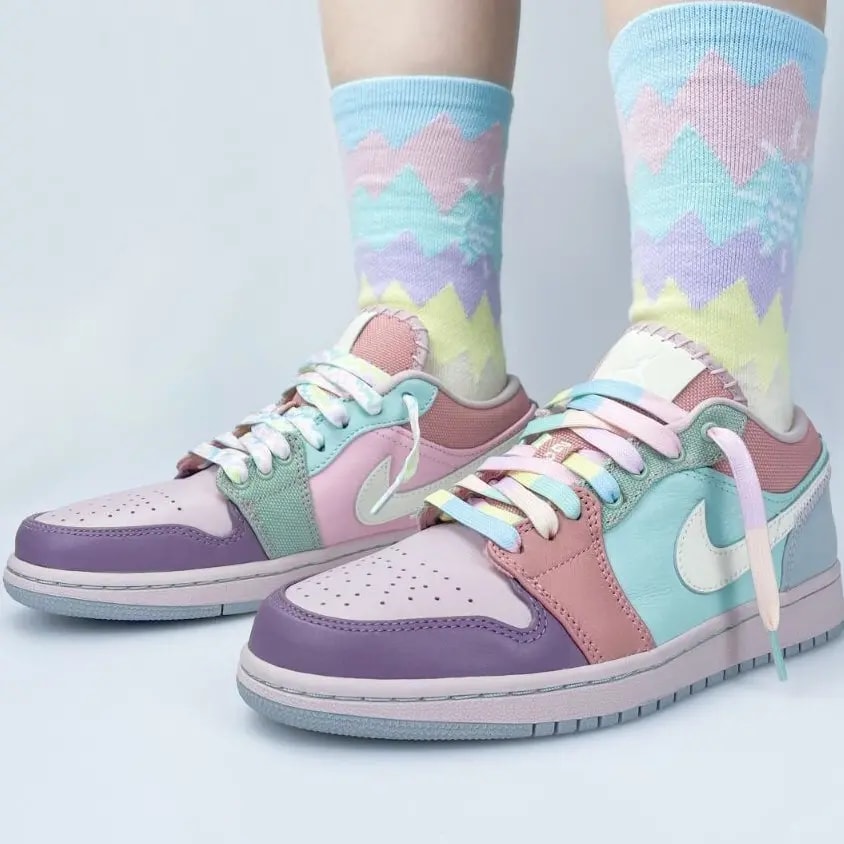 Giày Nike Air Jordan 1 Low SE 'Easter Pastel' DJ5196-615 — ảnh 4