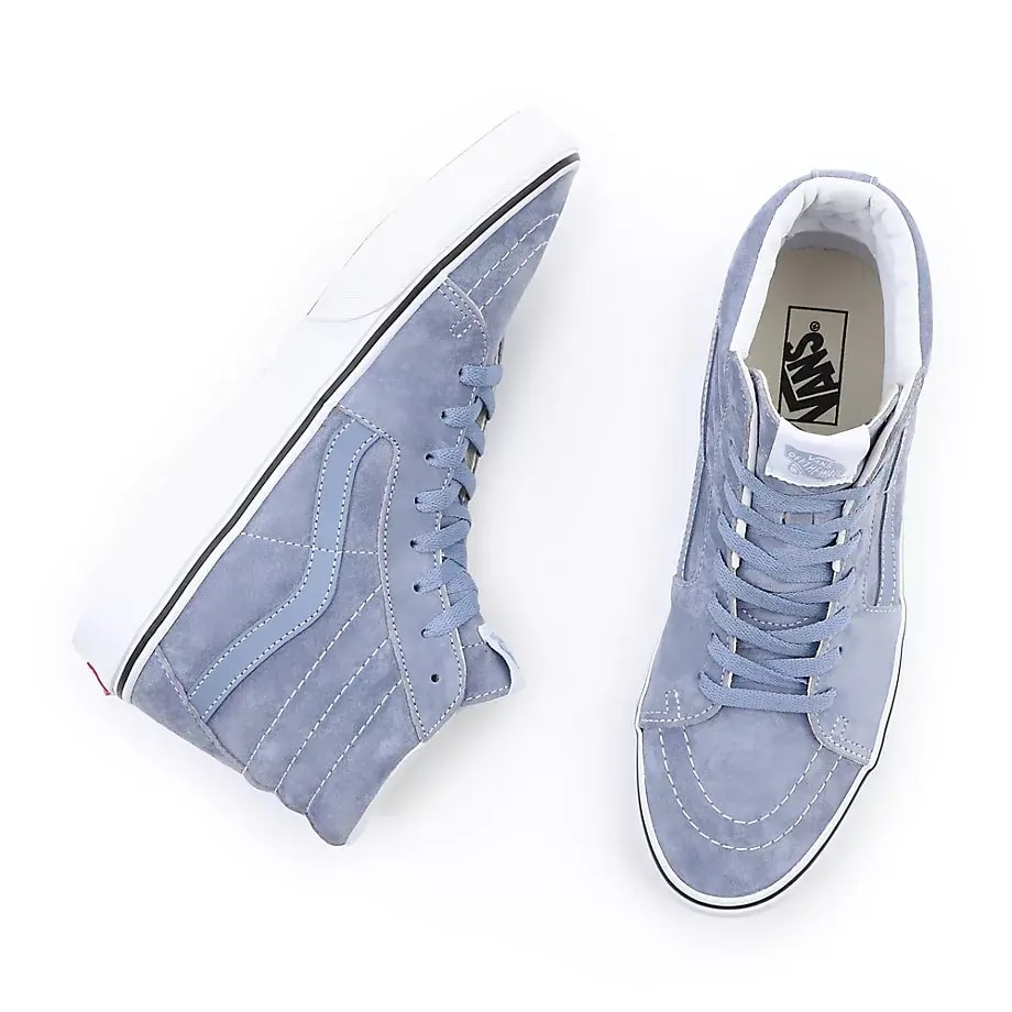 Giày Vans Sk8-Hi Pig Suede Tempest Blue VN0A32QG4R2 — ảnh 2