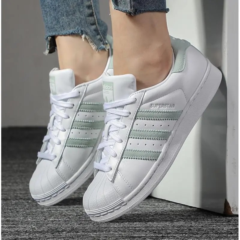 Giày Adidas Wmns Superstar 'White Vapour Green' EE7401 — ảnh 2
