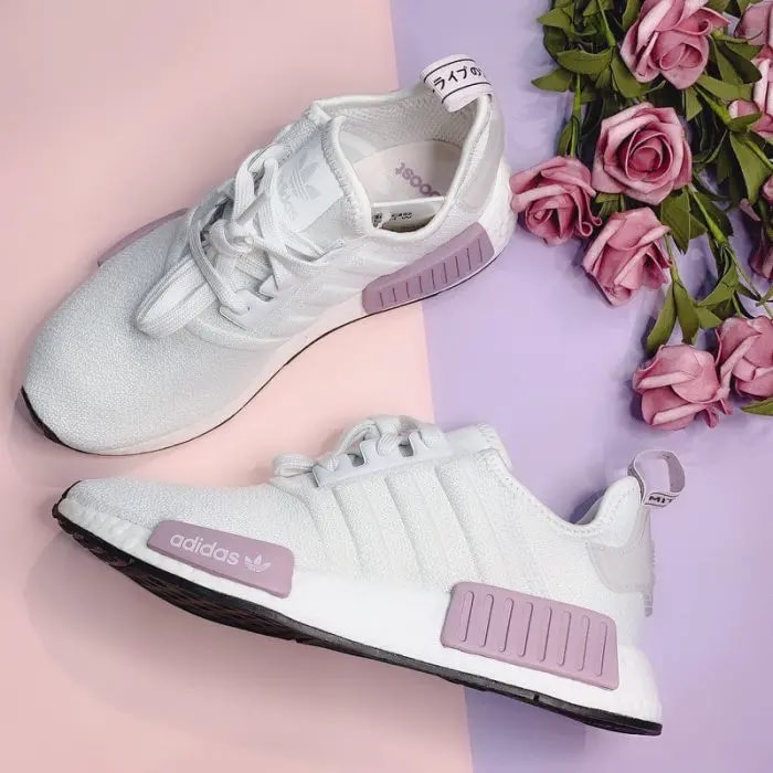 Giày Adidas Wmns NMD R1 'White Orchid' BD8024 — ảnh 3