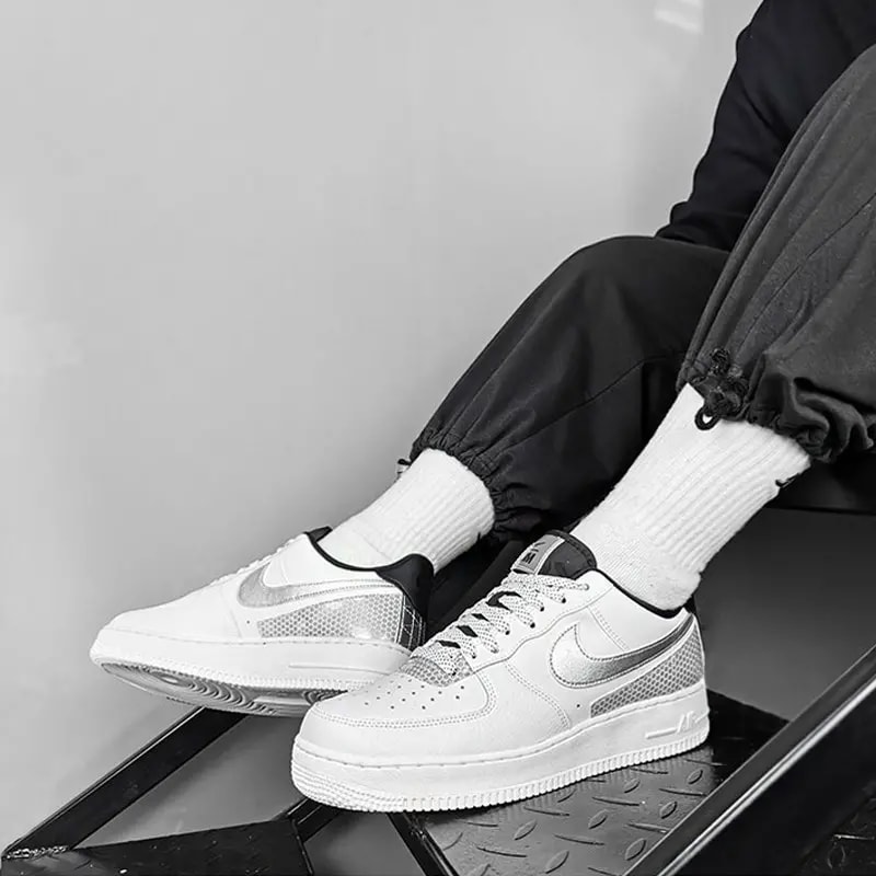 Giày Nike 3M x Air Force 1 Low White CT2299-100 — ảnh 3