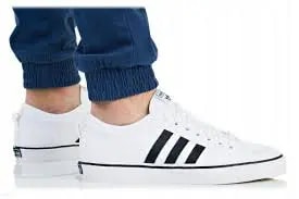 Giày Adidas Nizza Low 'White Black' AQ1066 — ảnh 5