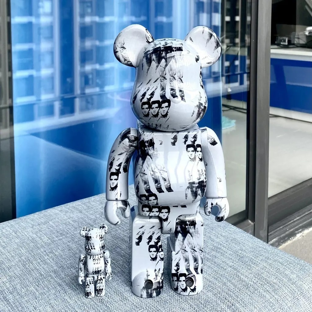 Mô Hình Bearbrick Andy Warhol's Elvis Presley — ảnh 3