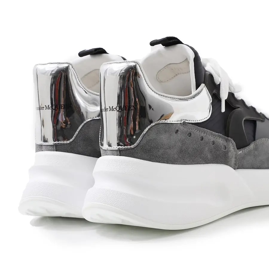 Giày Alexander McQueen Oversized Runner 'Grey Navy' 604281-WHBGP-1232 — ảnh 4