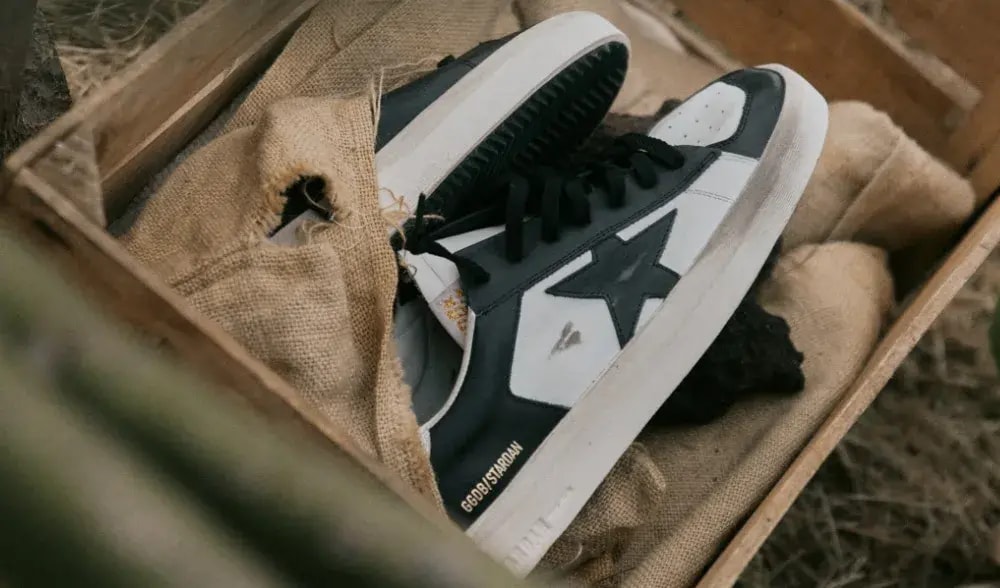 Giày Golden Goose Stardan 'White Black' GMF00128-F002186-10283 — ảnh 5