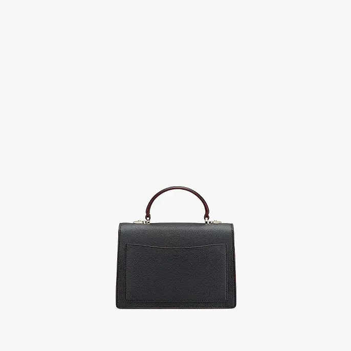 Túi MCM Patricia Bag Visetos Black Cognac Pink MWE9SPA26BK001 — ảnh 4