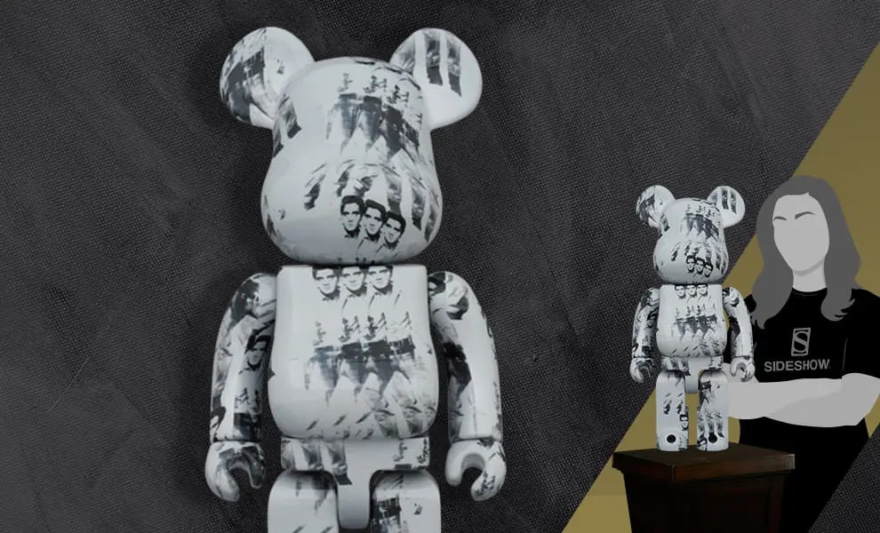 Mô Hình Bearbrick Andy Warhol's Elvis Presley — ảnh 4