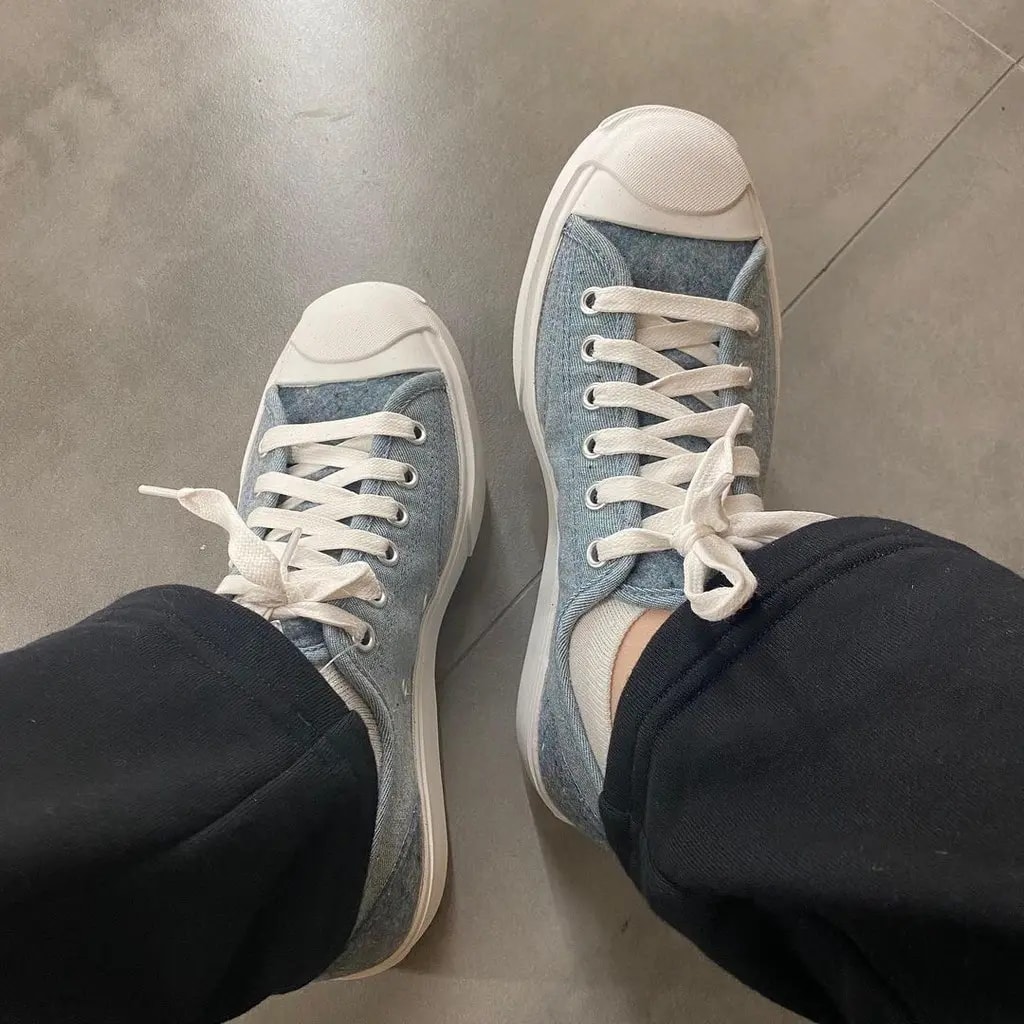 Giày Converse Jack Purcell Renew Low 'Grey Twill' 169613C — ảnh 5