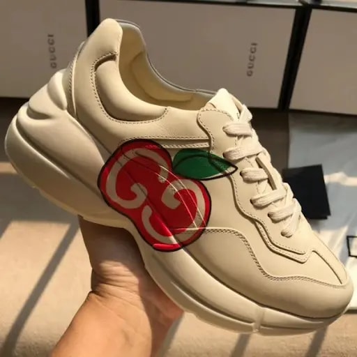 Giày Gucci Wmns Rhyton 'GG Apple Ivory' 609343-DRW00-9522 — ảnh 4