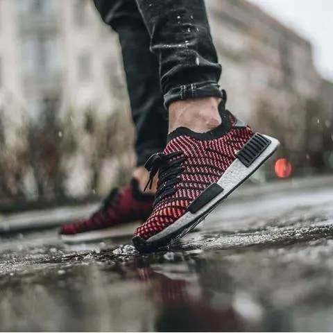 Giày Adidas NMD R1 STLT Primeknit 'Red Solid' CQ2385 — ảnh 4