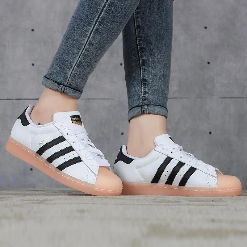 Giày Adidas Wmns Superstar 'Rubber Shelltoe Coral' FW3553 — ảnh 2