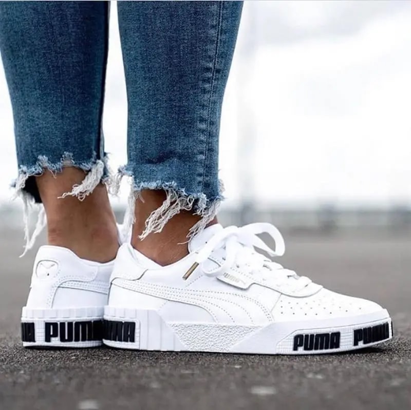 Giày Puma Wmns Cali Bold 'White Metallic Gold' 370811-01 — ảnh 2