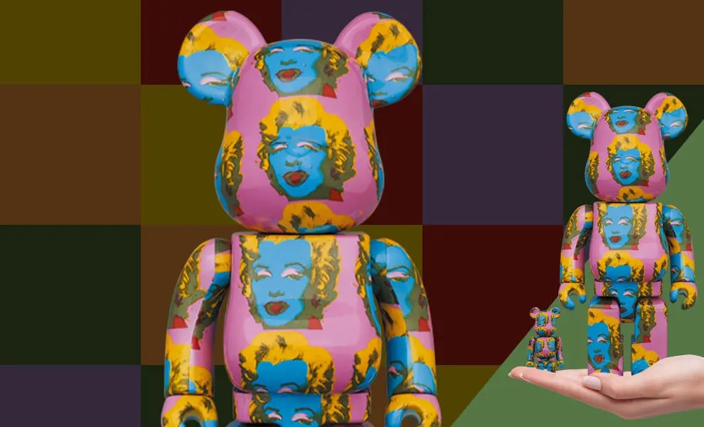 Mô Hình Bearbrick Andy Warhol Marilyn Monroe #2 — — ảnh 3