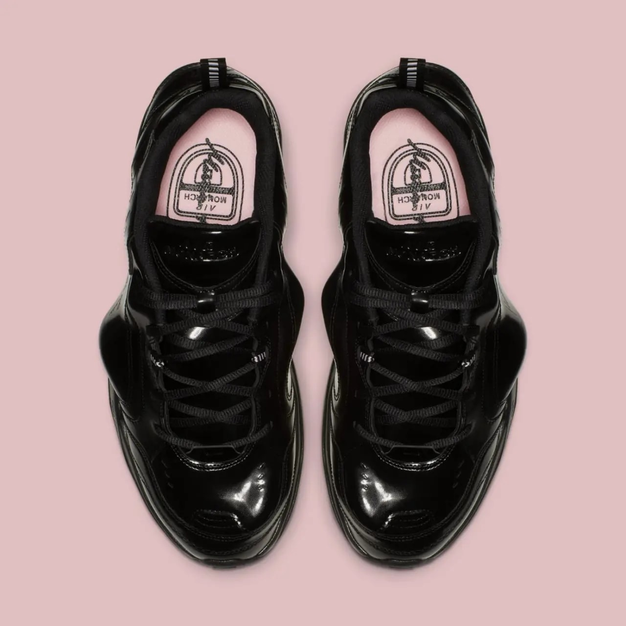 Giày Nike Martine Rose x Air Monarch IV 'Triple Black' AT3147-001 — ảnh 2