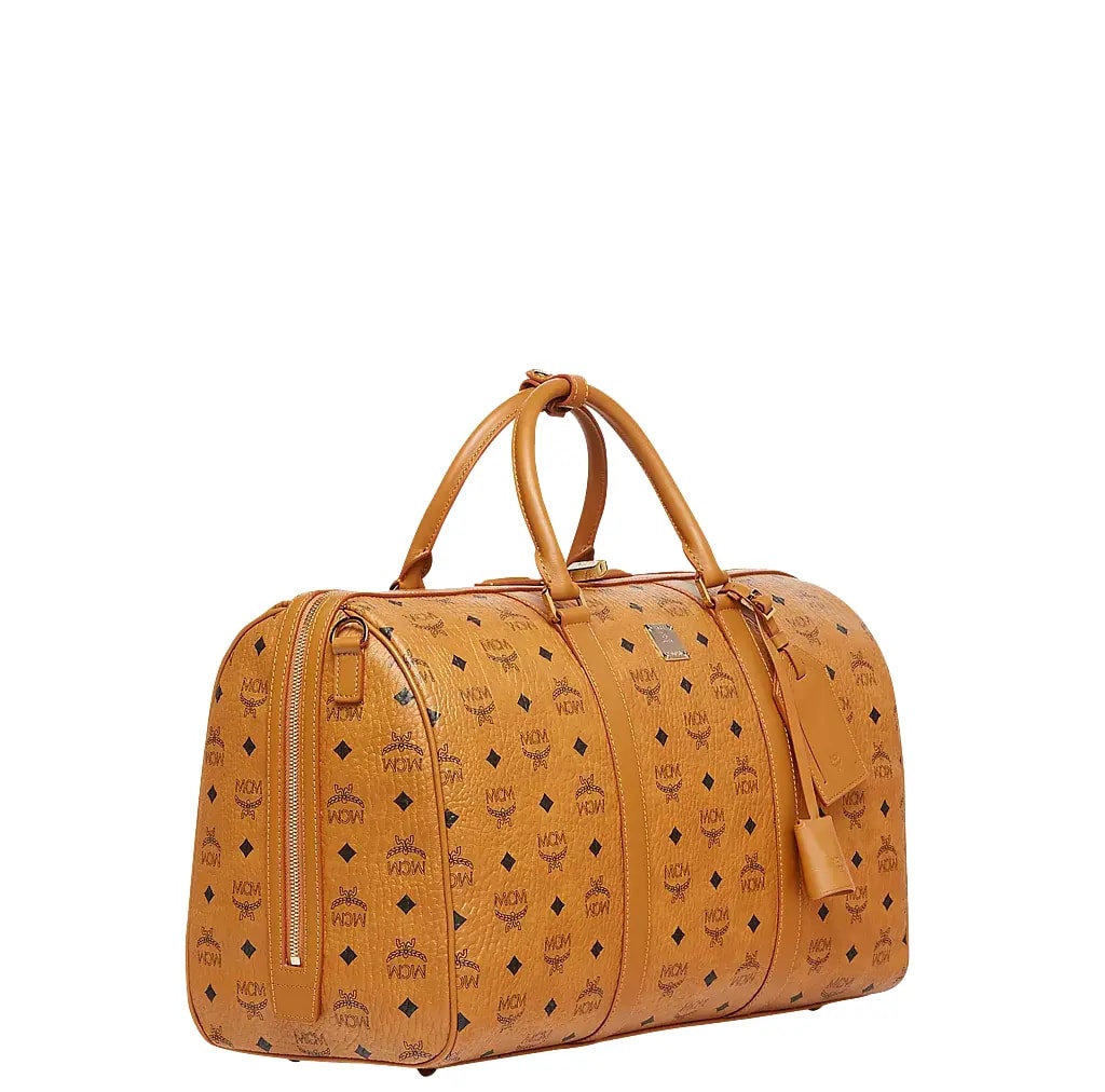 Túi MCM Traveler Weekender In Visetos Cognac MUV7AVY03CO001 — ảnh 5