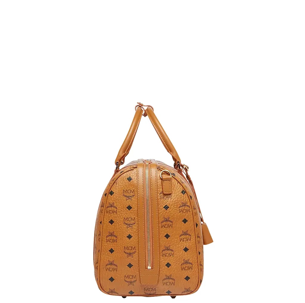 Túi MCM Traveler Weekender In Visetos Cognac MUV7AVY03CO001 — ảnh 4
