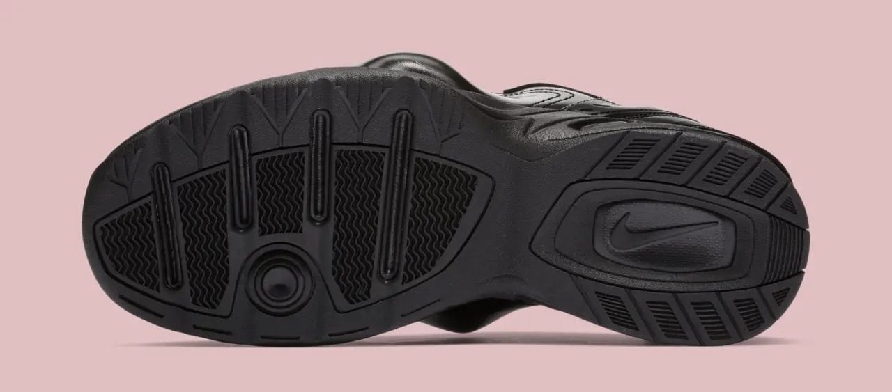 Giày Nike Martine Rose x Air Monarch IV 'Triple Black' AT3147-001 — ảnh 4