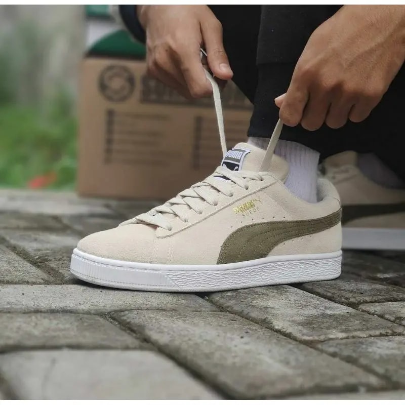 Giày Puma Suede Classic 'Whisper White Olive' 365347-84 — ảnh 3