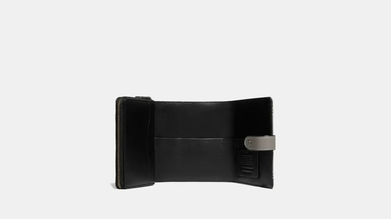 Ví Coach Cord Organizer With Quilting 'Grey' 38152-NS5 — ảnh 2