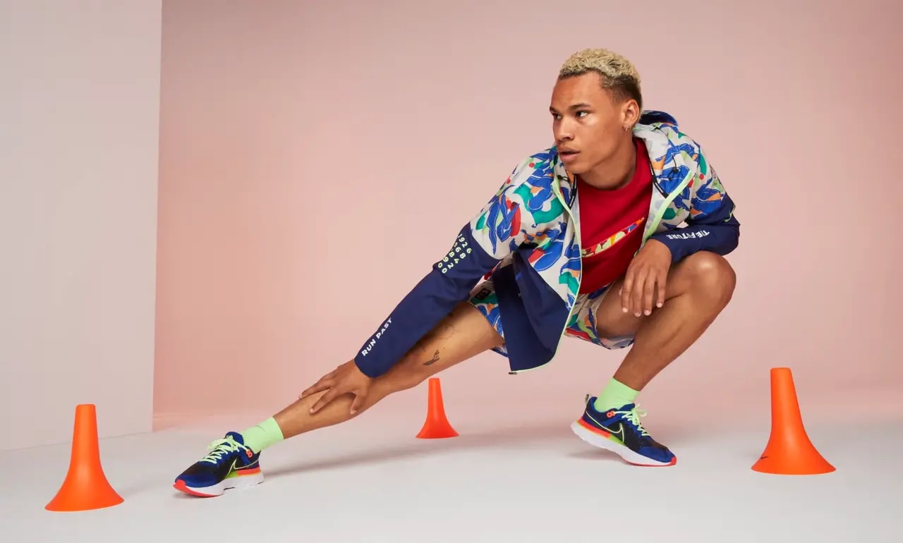 Giày Nike Kelly Anna London x React Infinity Run Flyknit 2 'Run Past The Future' CZ3602-400 — ảnh 5