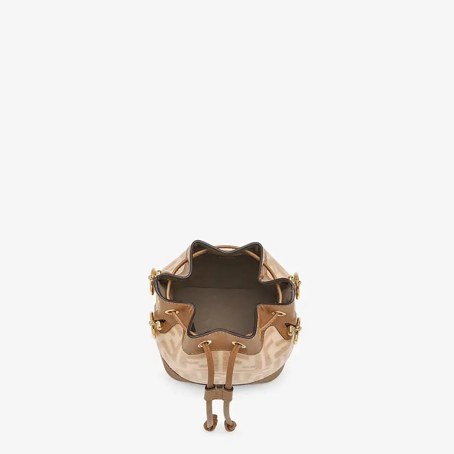 Túi Fendi Mon Tresor FF Wool Mini-Bag 'Beige' 8BS010-AHJF-F1F24 — ảnh 4