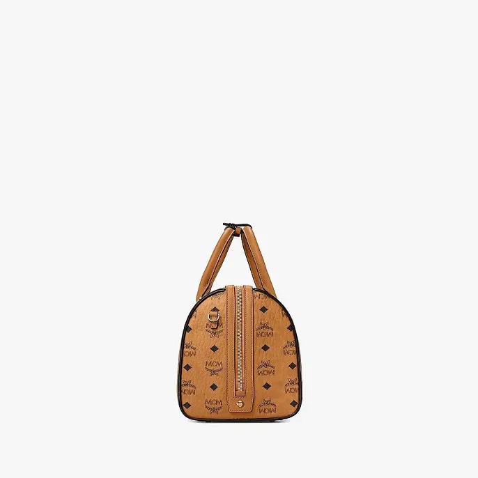 Túi MCM Essential Boston Bag Cognac MWBAASE01CO001 — ảnh 4