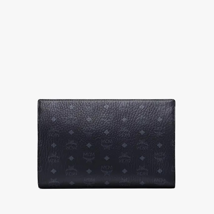 Túi MCM Zip Pouch Visetos Black MXZ8SVI70BK001 — ảnh 5
