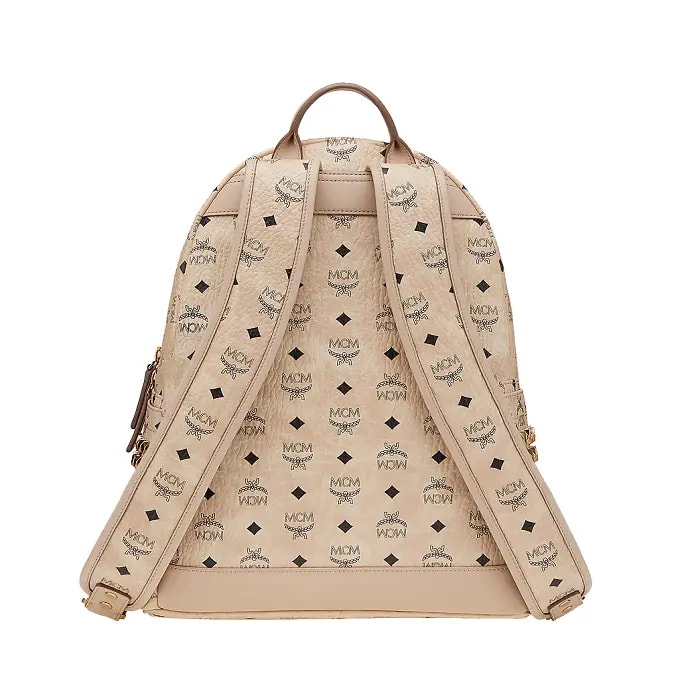 Túi MCM Stark Side Studs Backpack in Visetos MMK6SVE38IG001 — ảnh 4