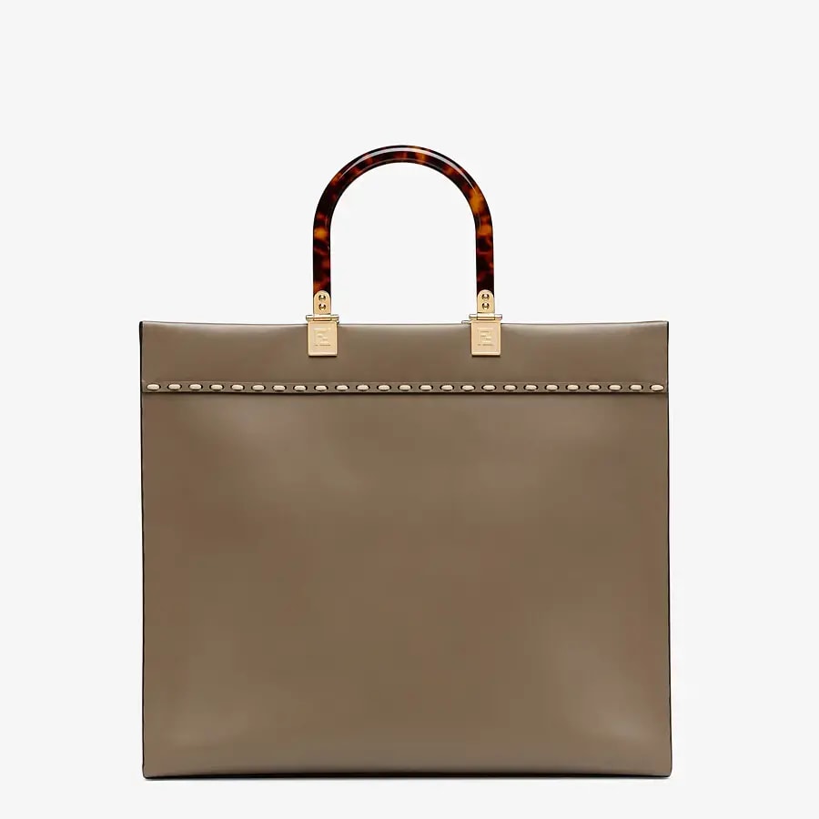 Túi Fendi Sunshine Medium Leather Elaphe Shopper 'Gray' 8BH386-AHN5-F1FEN — ảnh 4