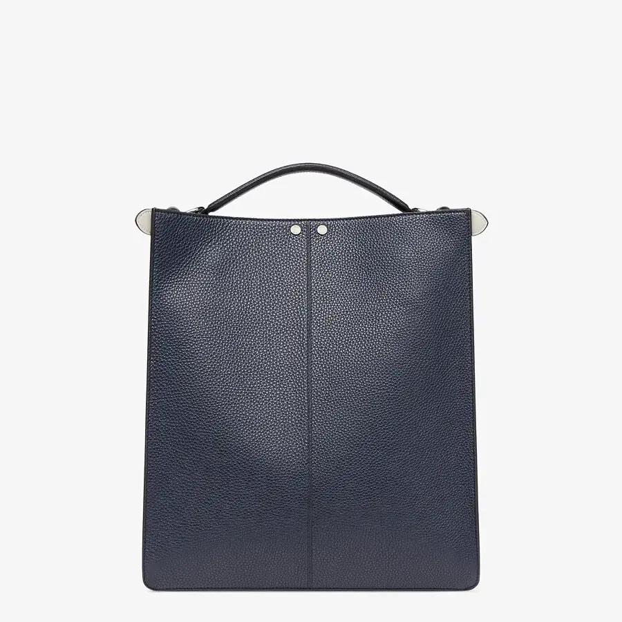 Túi Fendi Peekaboo Iseeu Tote Leather Bag 'Dark Blue' 7VA528-AFC4-F1F17 — ảnh 4