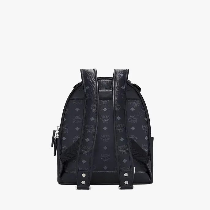 Túi MCM Stark Backpack Visetos Black MMKAAVE08BK001 — ảnh 4