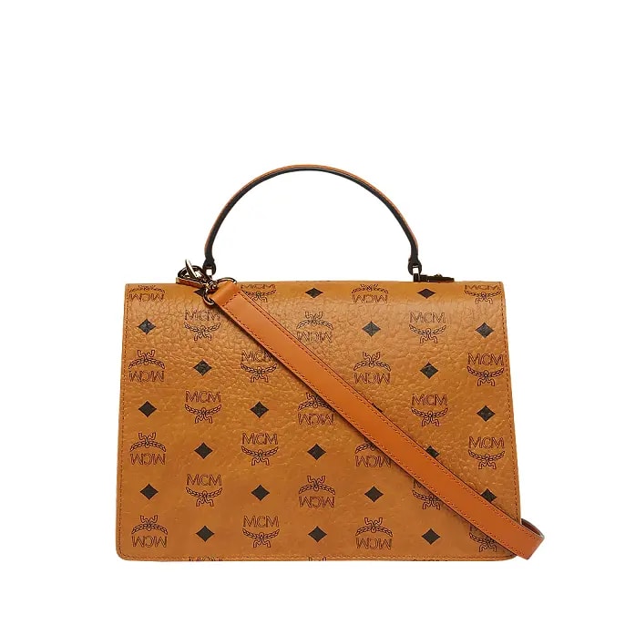 Túi MCM Patricia Pocket Satchel in Visetos MWE8SPA67CO001 — ảnh 3