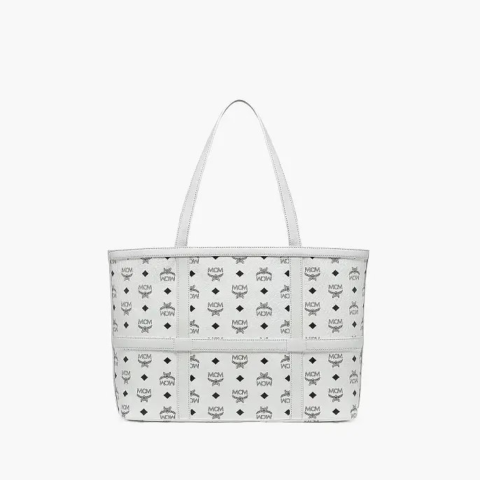 Túi MCM Delmy Shopper Visetos White MWPBSER01WT001 — ảnh 5