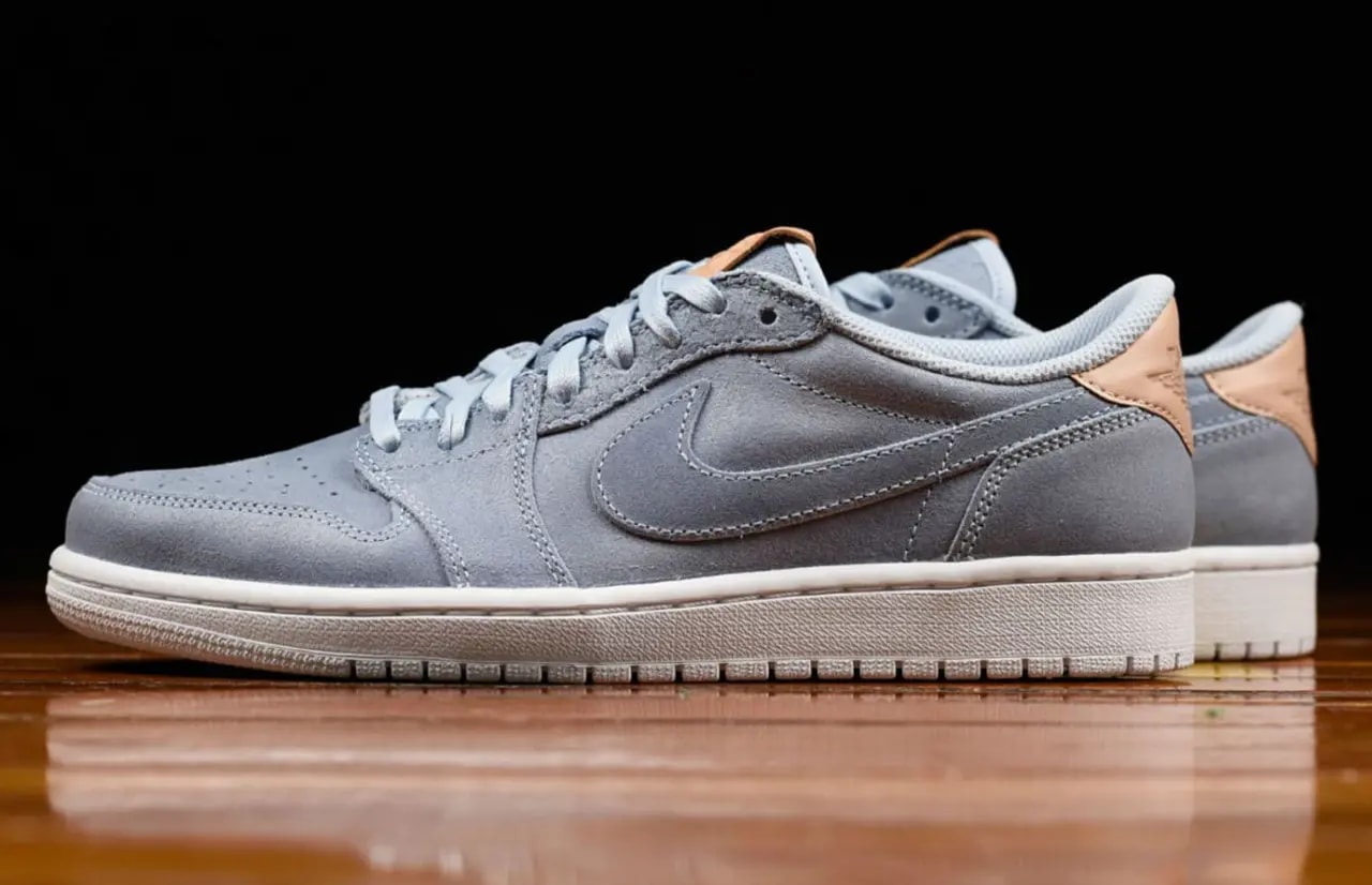 Giày Nike Air Jordan 1 Retro Low OG Premium 'Ice Blue' 905136-402 — ảnh 5