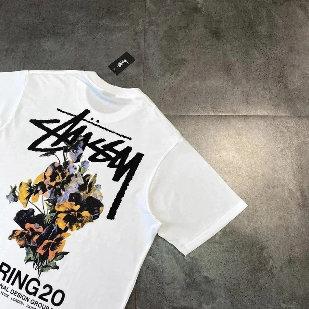 Áo Stussy "Spring 20" Tee White — ảnh 4