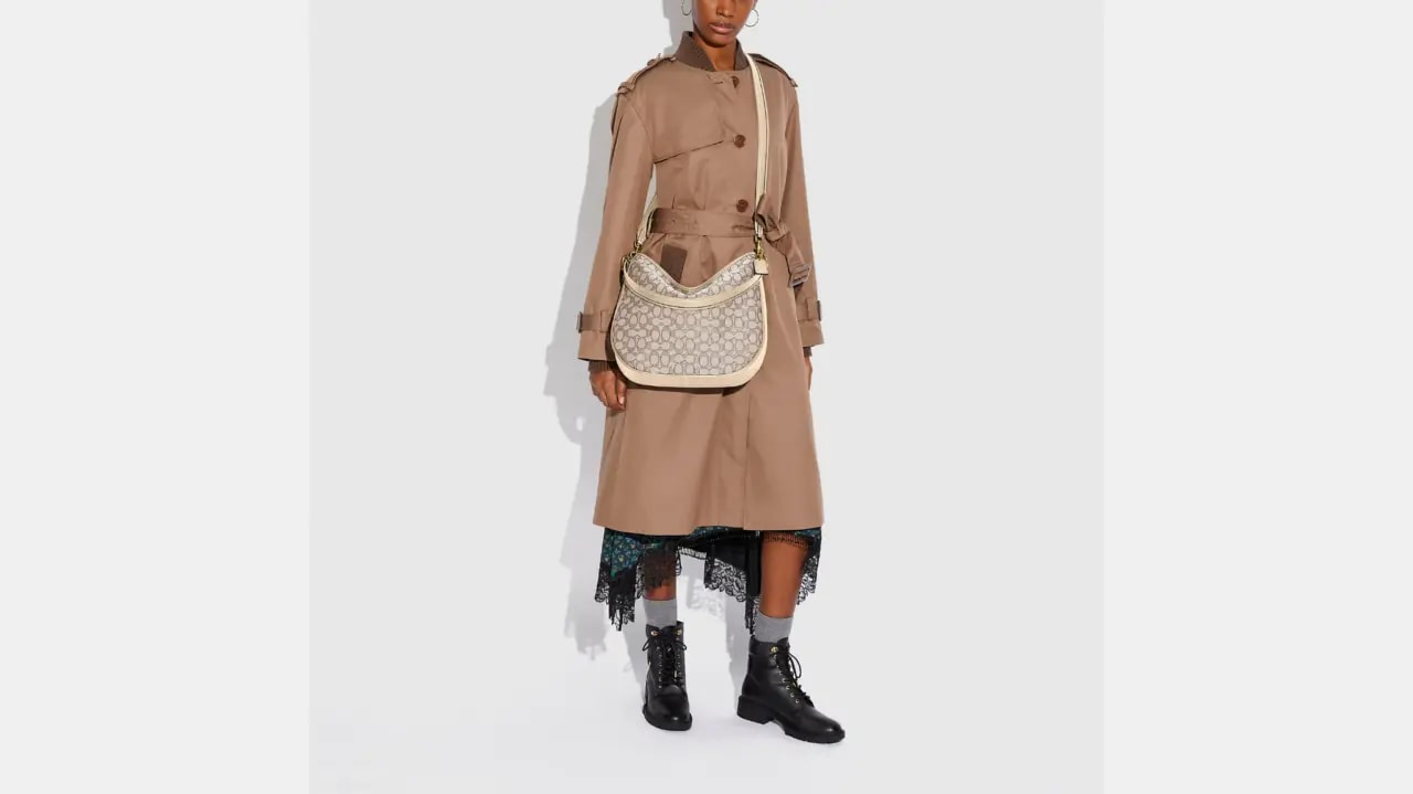 Túi Coach Soft Tabby Hobo In Signature Jacquard 'Brass' C6659-B4SHG — ảnh 3