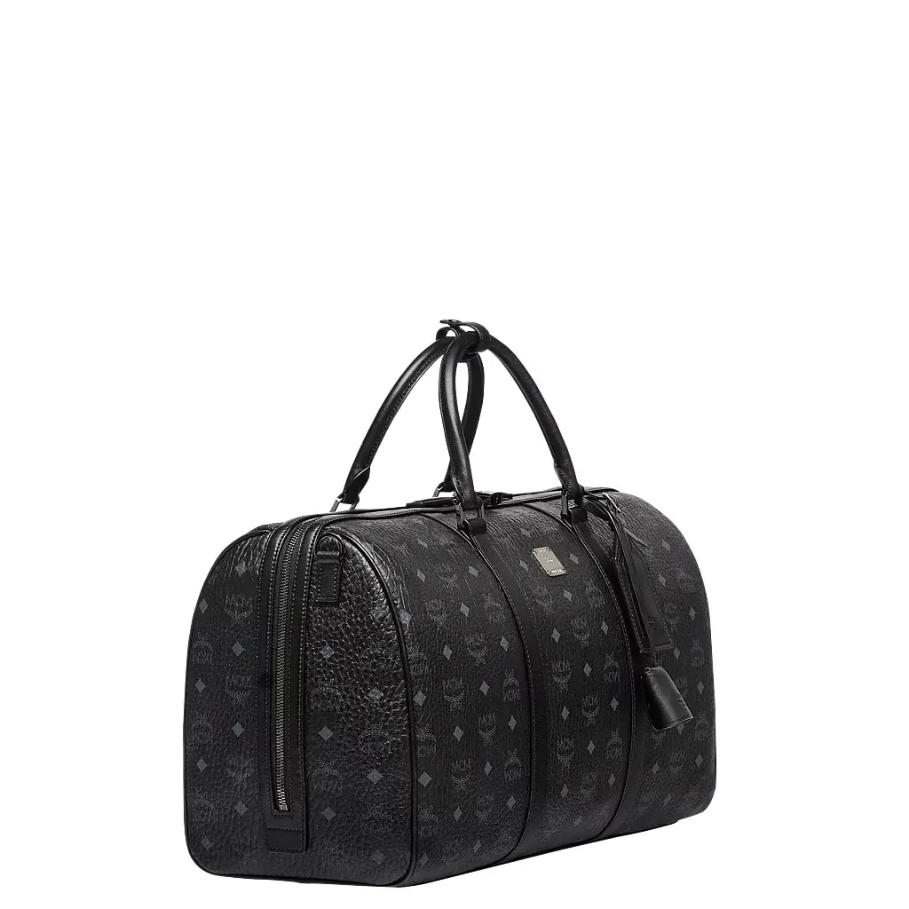 Túi MCM 45cm 17.7" Traveler Weekender In Visetos Black MUV7AVY03BK001 — ảnh 5