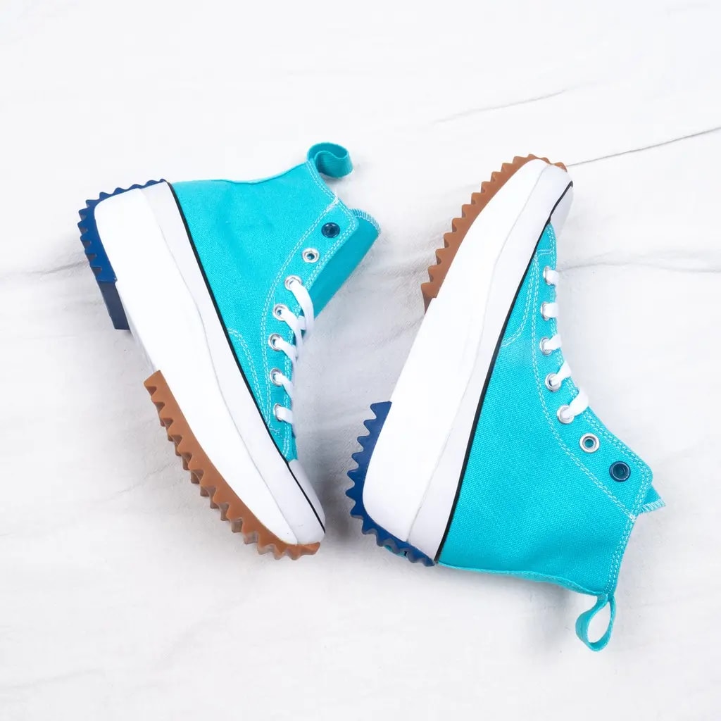 Giày Converse Run Star Hike High 'Rapid Teal Rush Blue' 167108C — ảnh 2