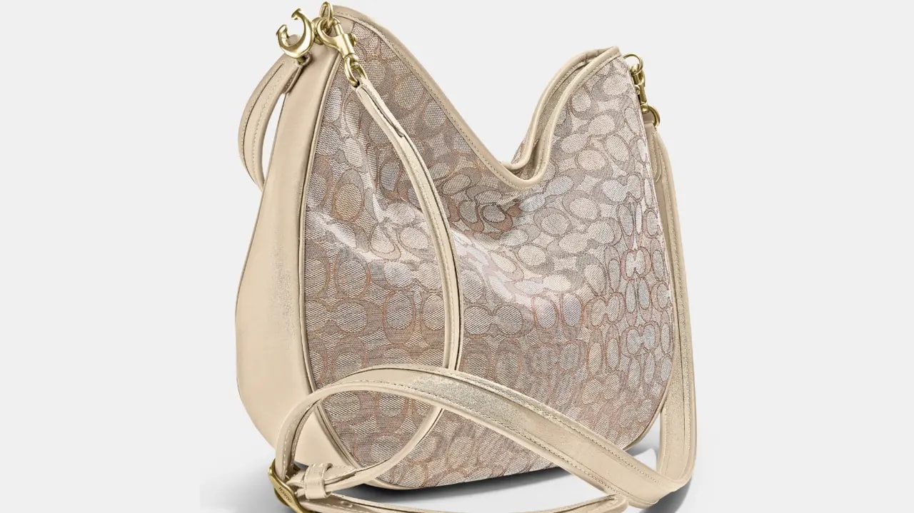 Túi Coach Soft Tabby Hobo In Signature Jacquard 'Brass' C6659-B4SHG — ảnh 4